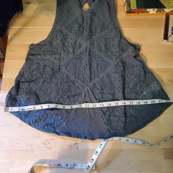 American Eagle Outfitters Green Lace Top - Picture 12 of 14